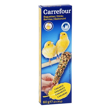 Carrefour Baguette Canari Miel X2 Oiseaux Crf