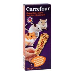Carrefour Baguettes Rongeurs Legumes X 2