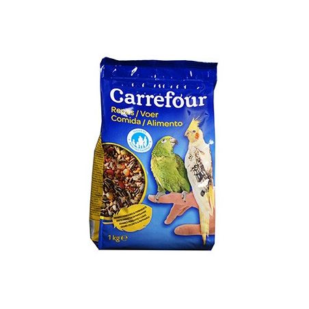 Carrefour Repas Grande Perruche 1Kg Oiseaux Crf