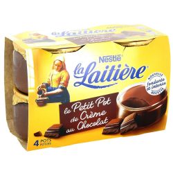 La Laitiere 4X100G Creme Chocolat