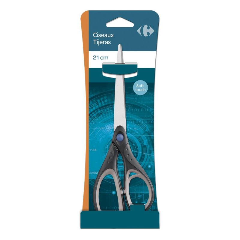 Carrefour Ciseau 21Cm Avec Anneaux Soft Crf