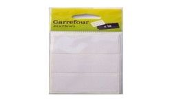 Carrefour 18 Étiquettes Adhésives 24X35Mm Blanc - Crf