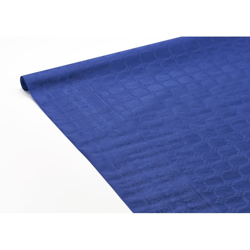 Crf Home Nappe Damassée 7M Bleu Nuit Carrefour