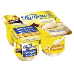 La Laitiere 4X115G Semoule Au Lait Vanille