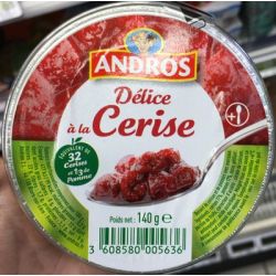 Andros Delice Cerise 140G