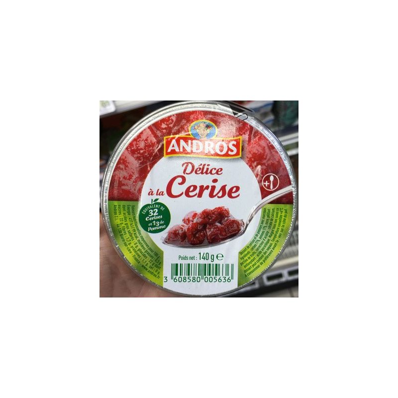 Andros Delice Cerise 140G