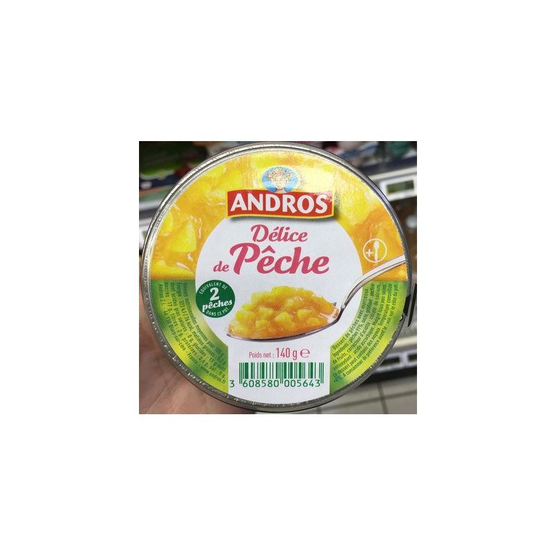 Andros Delice Peche 140G