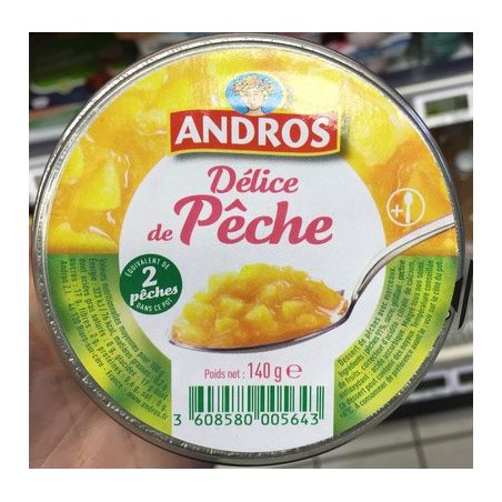 Andros Delice Peche 140G