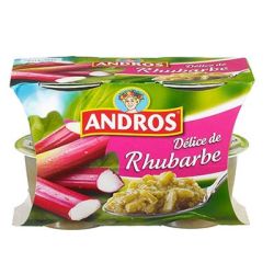 Andros Delice Rhubarbe 4X100G