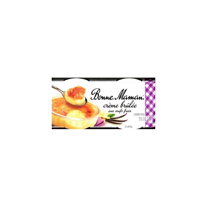 Bonne Maman B.Maman Creme Brulee 2X100G