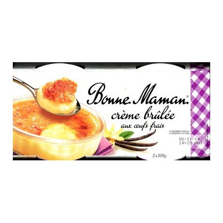 Bonne Maman B.Maman Creme Brulee 2X100G