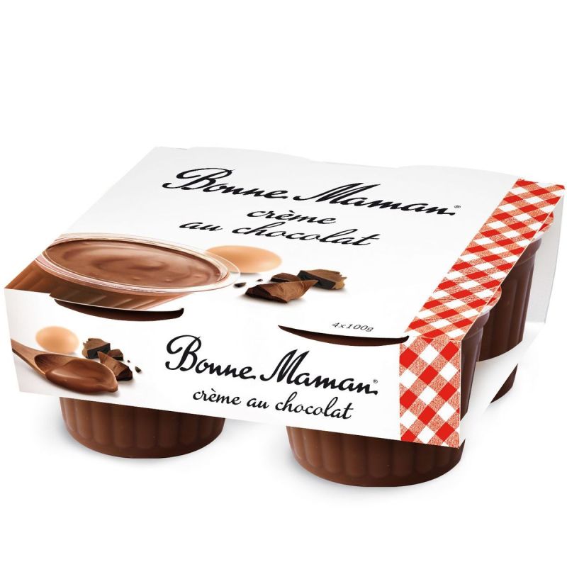 Bonne Maman 4X100G Creme Chocolat