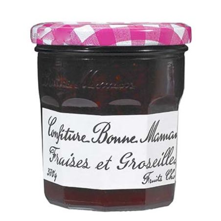 Bonne Maman Pot 370G Confiture De Fraise/Grosseille