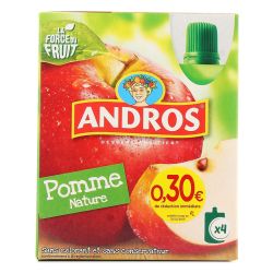 Andros 4X90G Gourde Pomme Nature
