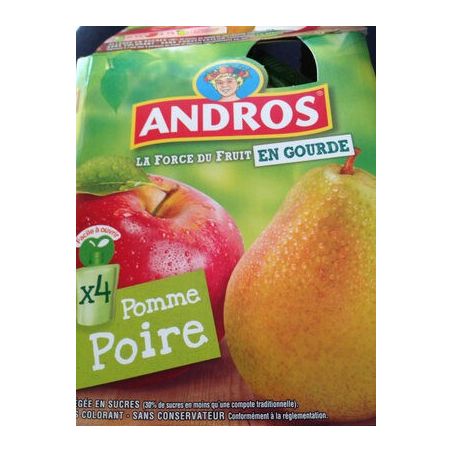 Andros Gourde Pom/Poire 4X90G