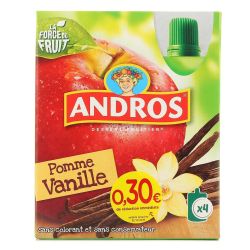 Andros 4X90G Gourde Pomme/Vanille