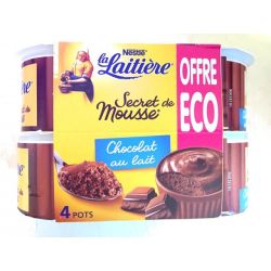 Nestle Secr.Mousx4 Choc/Lait Nes