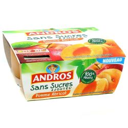 Andros Andr.Pomme-Abricot Ssa 4X100G