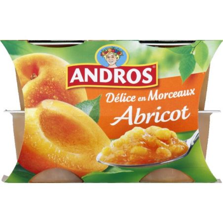 Andros Delice D Abricot 4X100G