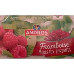 Andros Morceaux Framb. 4X100G
