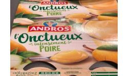 Andros Onctueux Poire 4X97G