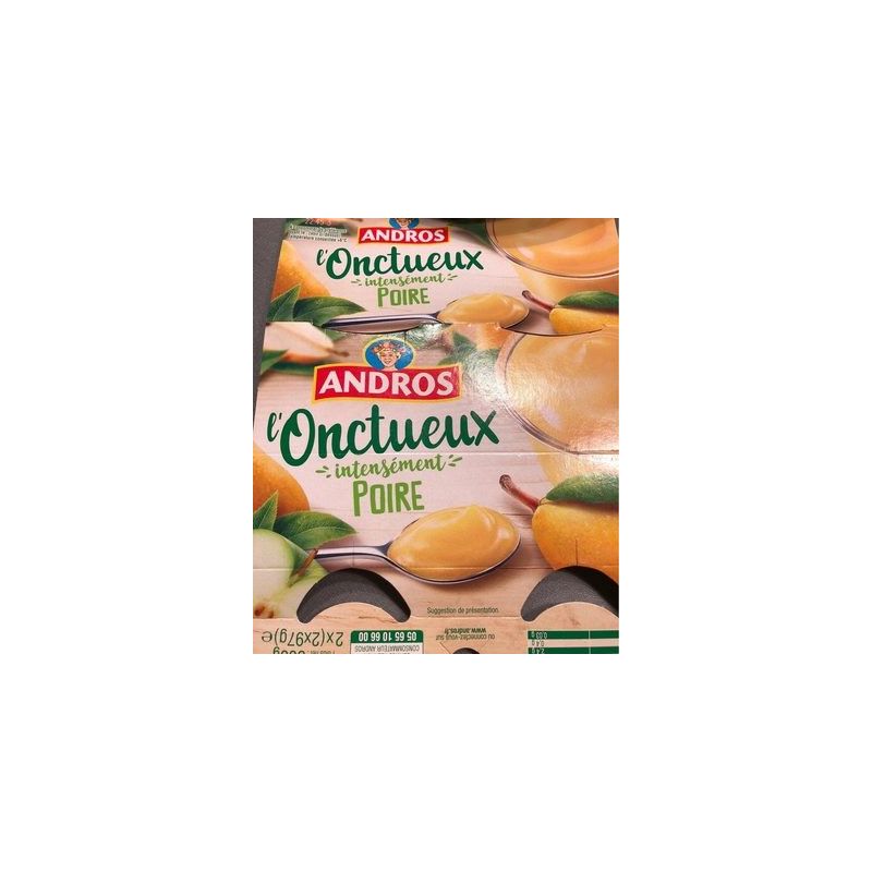Andros Onctueux Poire 4X97G