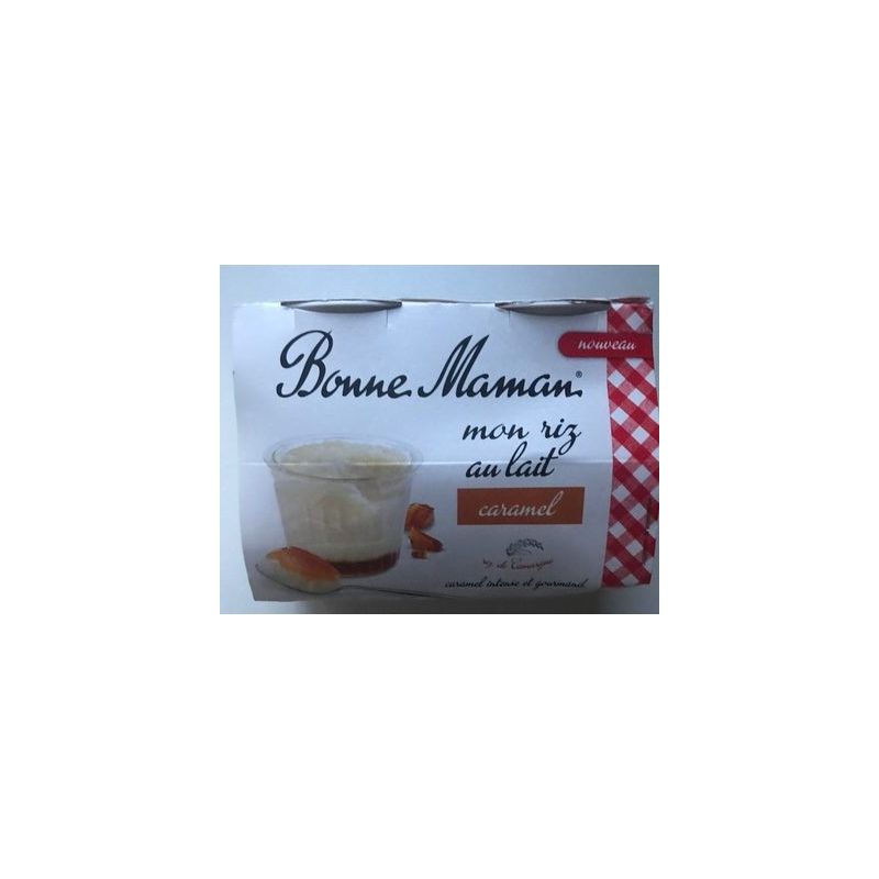 Bonne Maman Bm Riz Au Lait Caramel 4X100G