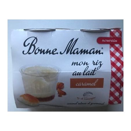 Bonne Maman Bm Riz Au Lait Caramel 4X100G