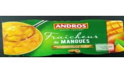 Andros 2X120Gr Fraicheur Mangue Andro