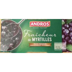 Andros 2X120Gr Fraic Myrtille