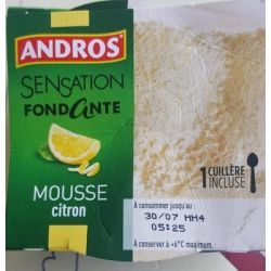 Andros Mousse Citron 1X80G