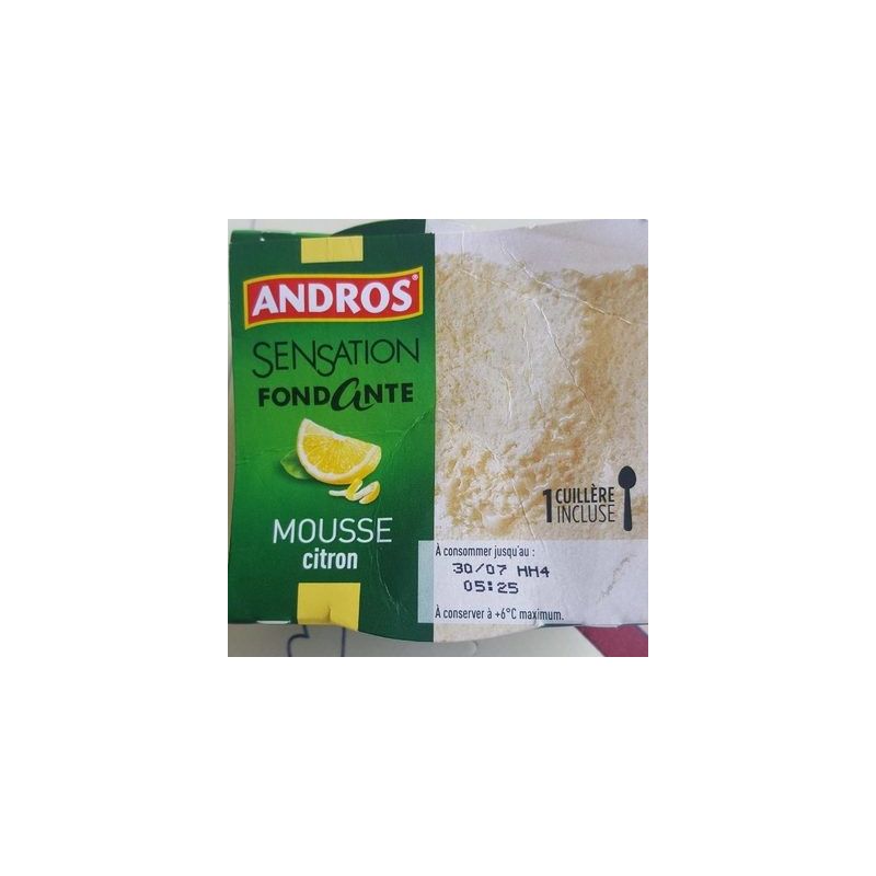 Andros Mousse Citron 1X80G