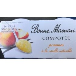 Bonne Maman Bm Compotee Pomme Vanil.2X130G