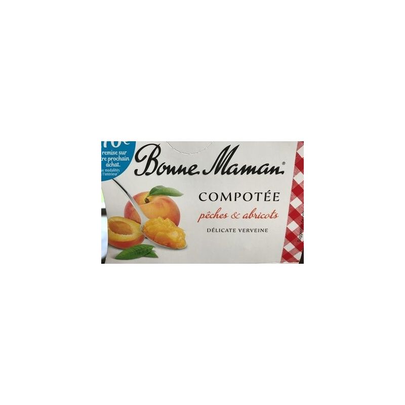 Bonne Maman Bm Compot.Pec.Abr.Verv.2X130G