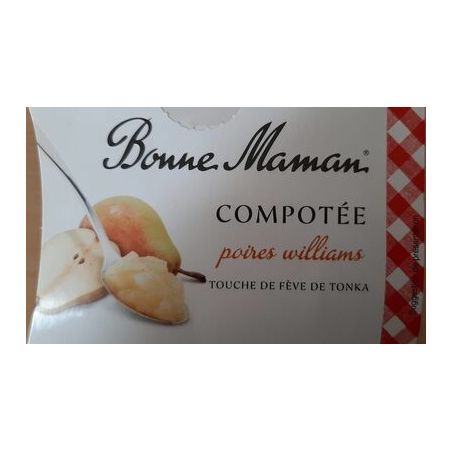 Bonne Maman Bm Compot.Poire Tonka 2X130G