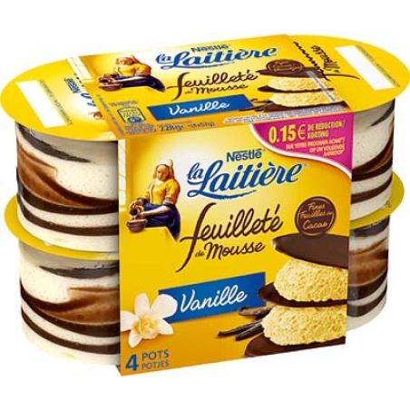 Nestle Lait.Feuille.Mousse Van 4X57G