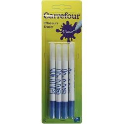 Carrefour 4 Mini Effaceurs Reecriveurs Crf