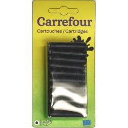 Carrefour 30 Cartouche D'Encre Pour Stylo Plume - Noire Crf