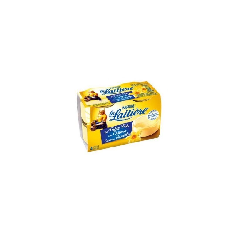 Nestle Laitiere Pot Creme Vani.4X100G