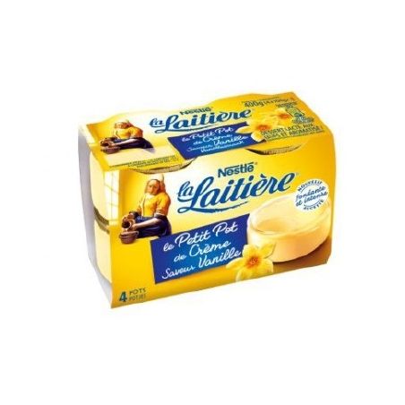 Nestle Laitiere Pot Creme Vani.4X100G