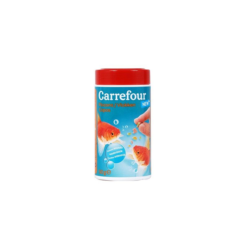 Carrefour Alimentation Flocon 50G Poiss Rge Crf