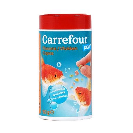 Carrefour Alimentation Flocon 50G Poiss Rge Crf