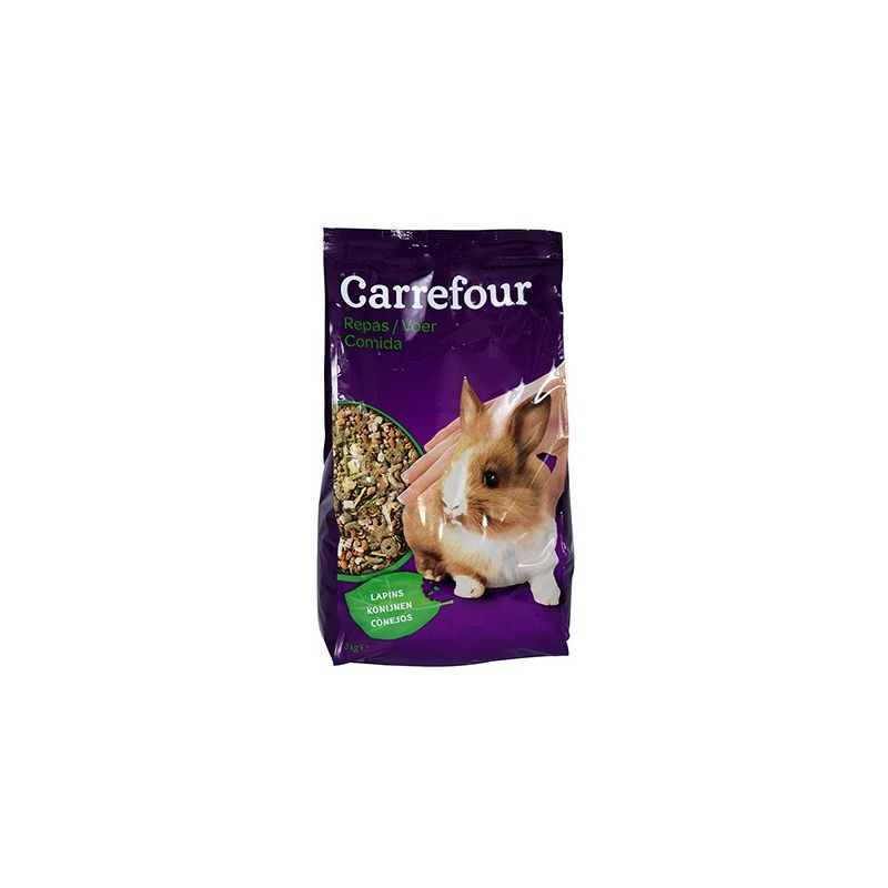 Carrefour 3Kg Repas Lapin Stand Up Crf