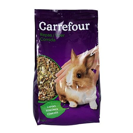 Carrefour 3Kg Repas Lapin Stand Up Crf