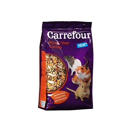 Carrefour 1Kg Repas Granivore Rongeur Crf