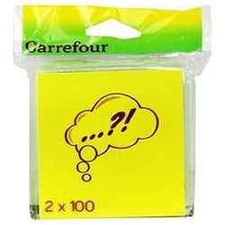Carrefour 2 X 100 Notes Post It 76X76Mm - Crf