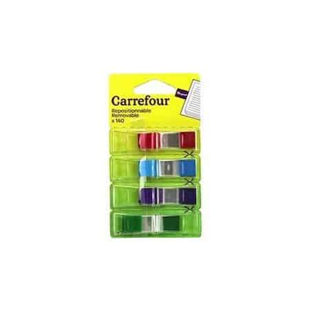Carrefour Set De 140 Mini Index - 4 Couleurs Crf