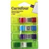 Carrefour Set De 140 Mini Index - 4 Couleurs Crf