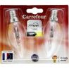 Carrefour Eco30 Flam Lis 30W E14 Crf Bl2