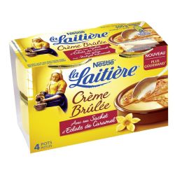 La Laitiere 4X100G Creme Brulee